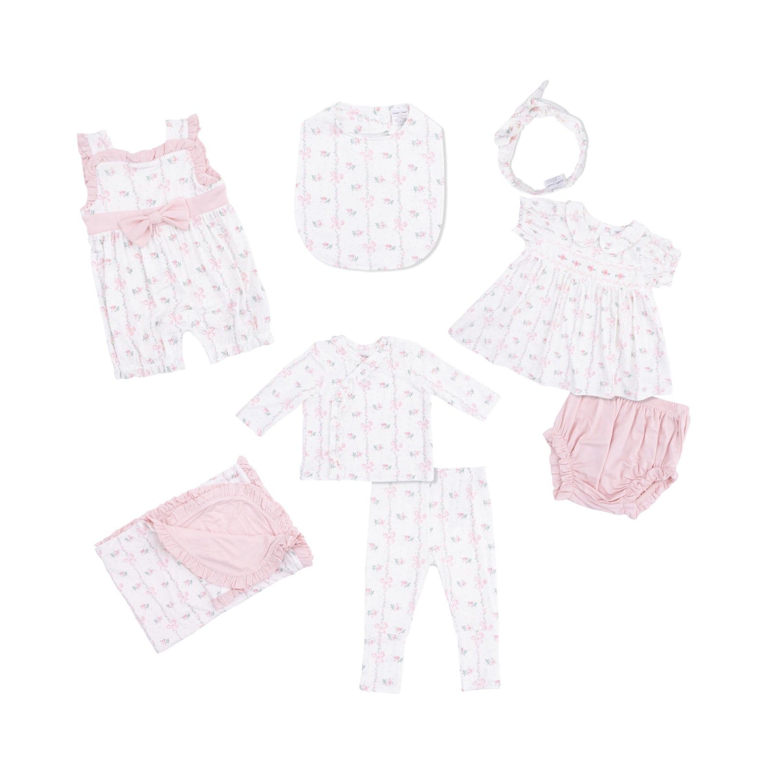 Dainty Buds & Bows Bib