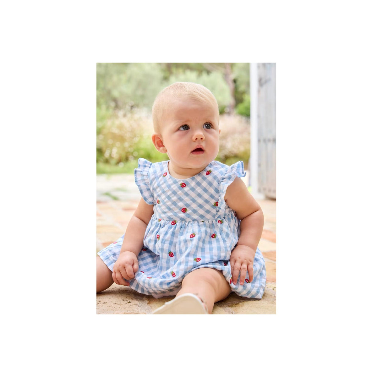 Baby Girls’ Strawberry Summer Print Dress
