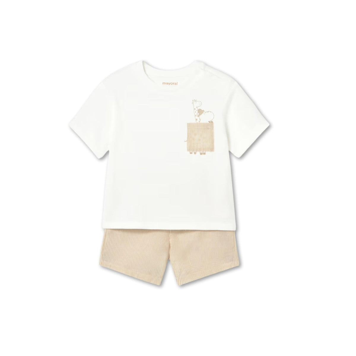 Layette Baby Boy Pinstripe Bermuda Short Set