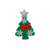 Christmas Tree with Star Glitter Hair Clip