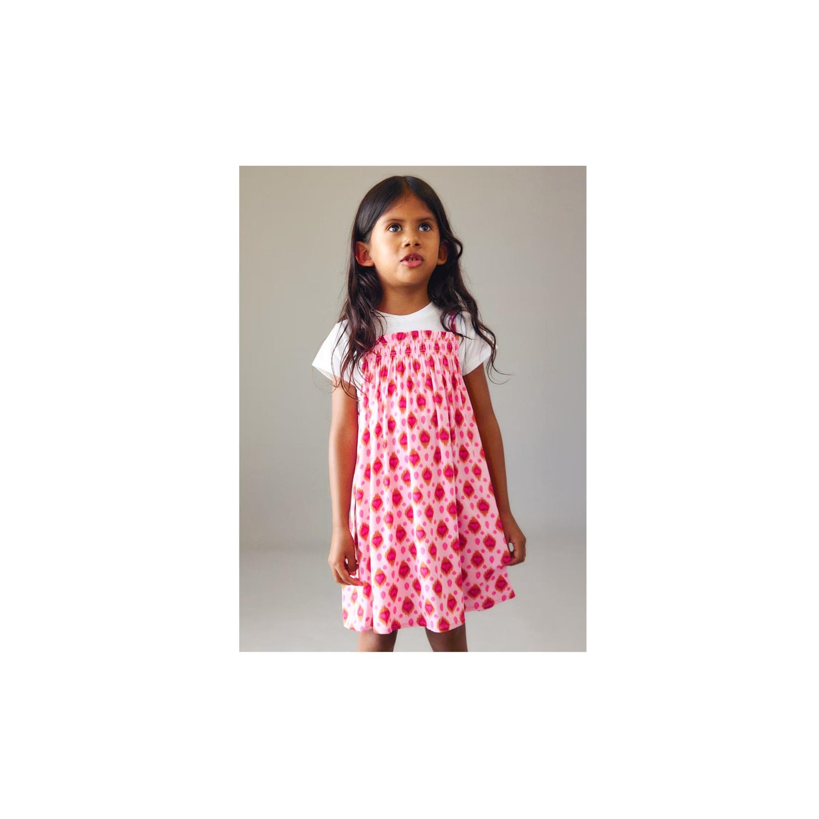 Girls’ Heart Patterned Dress