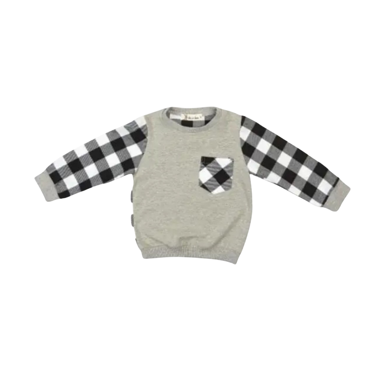 Mixed Panel Checkered Boys’ Shirt