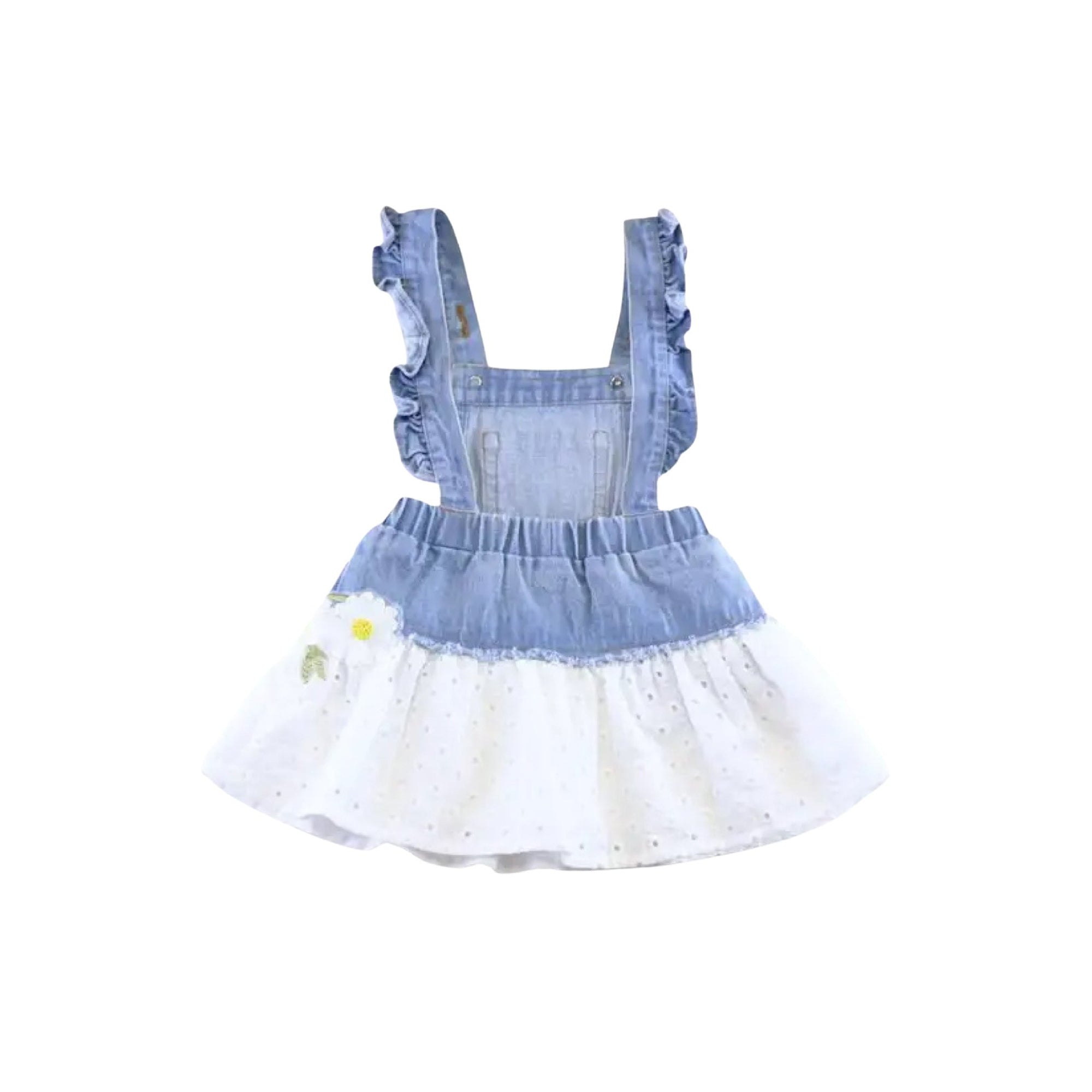 Daisy Denim Eyelet Dress