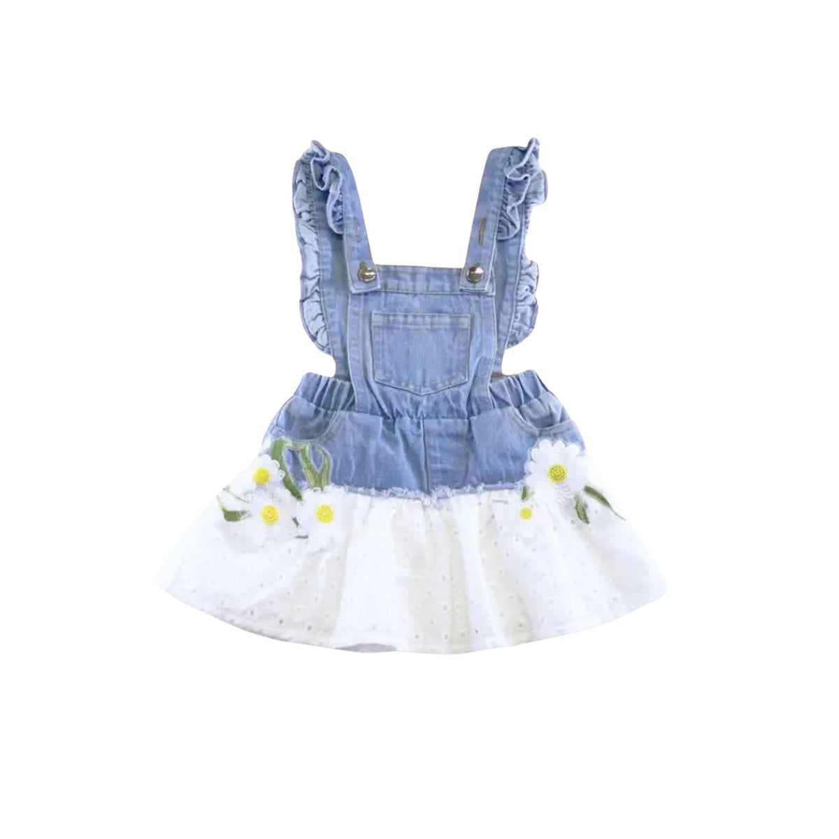 Daisy Denim Eyelet Dress