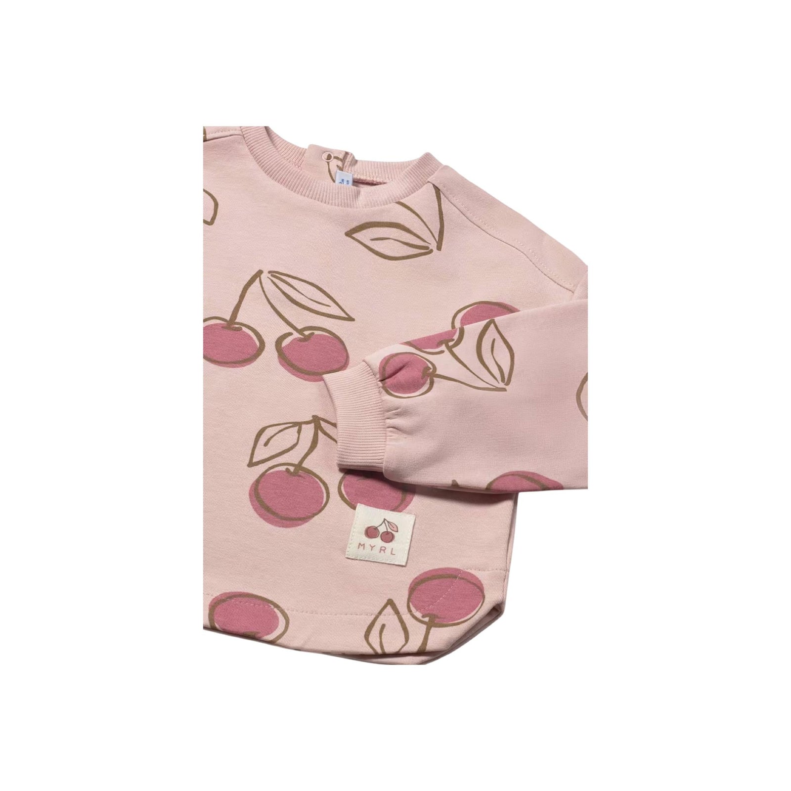 Girls’ Cherry Print Sweatshirt