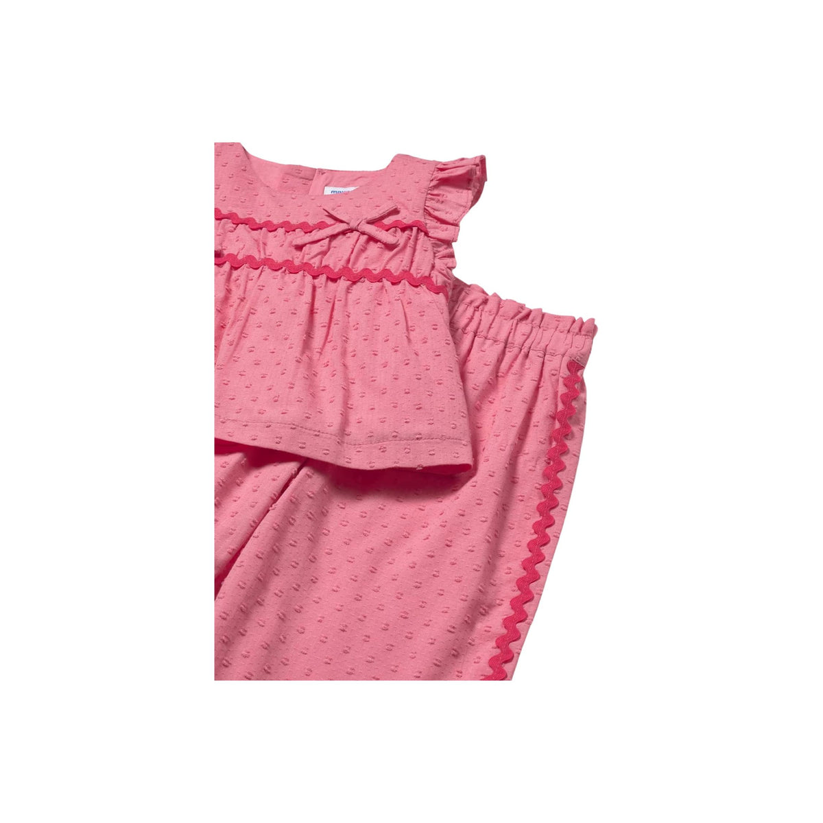 Baby Girl Ric-Rac Top and Pant Set