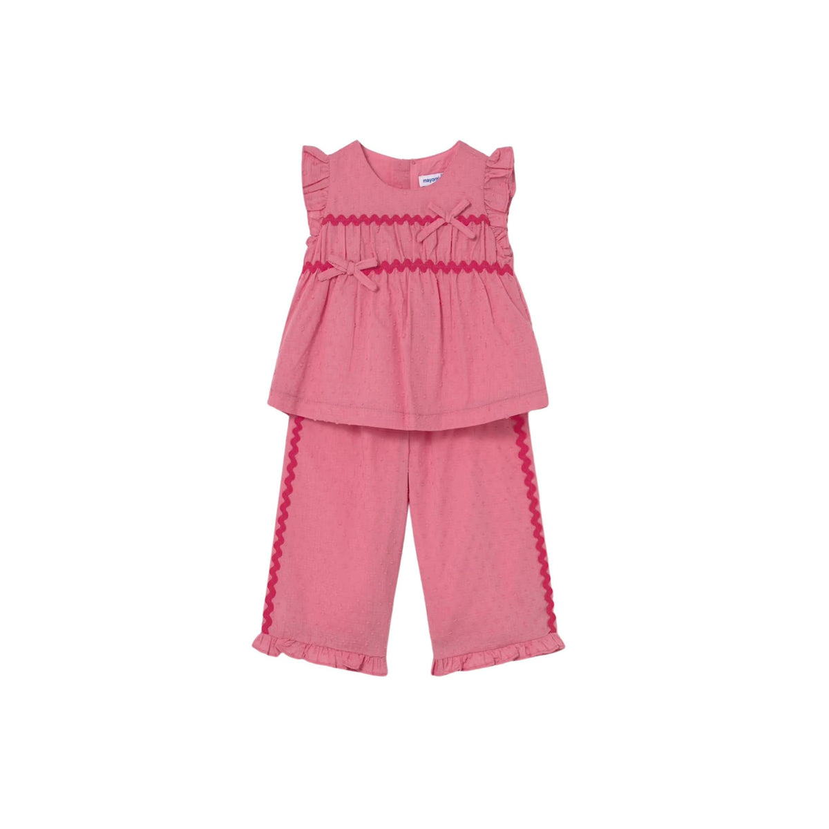 Baby Girl Ric-Rac Top and Pant Set