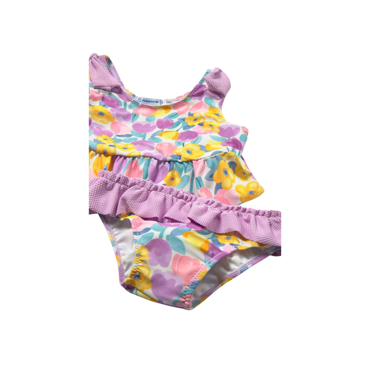Girls’ 2-Piece Lilac Floral Swimsuit