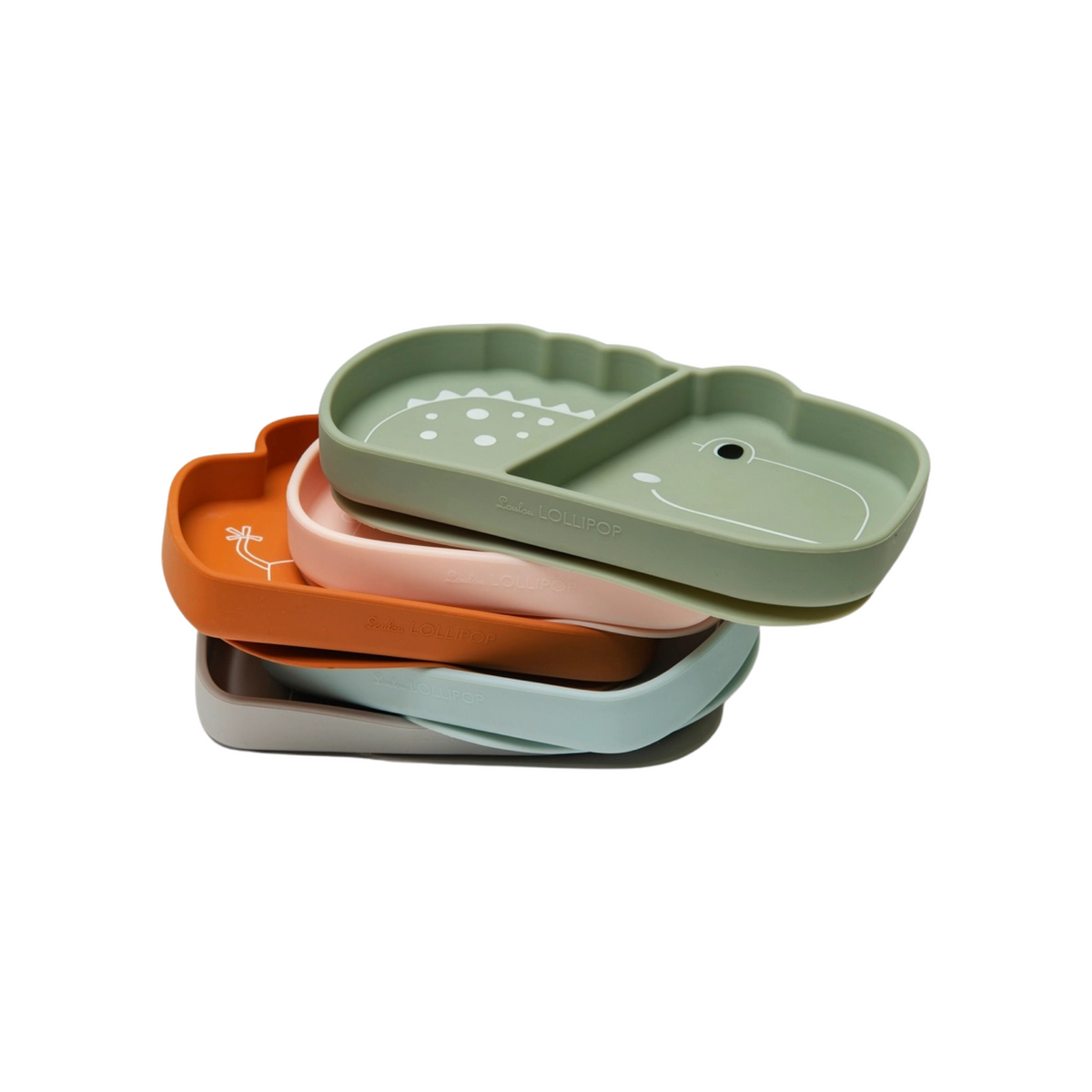 Born To Be Wild Silicone Snack Plates