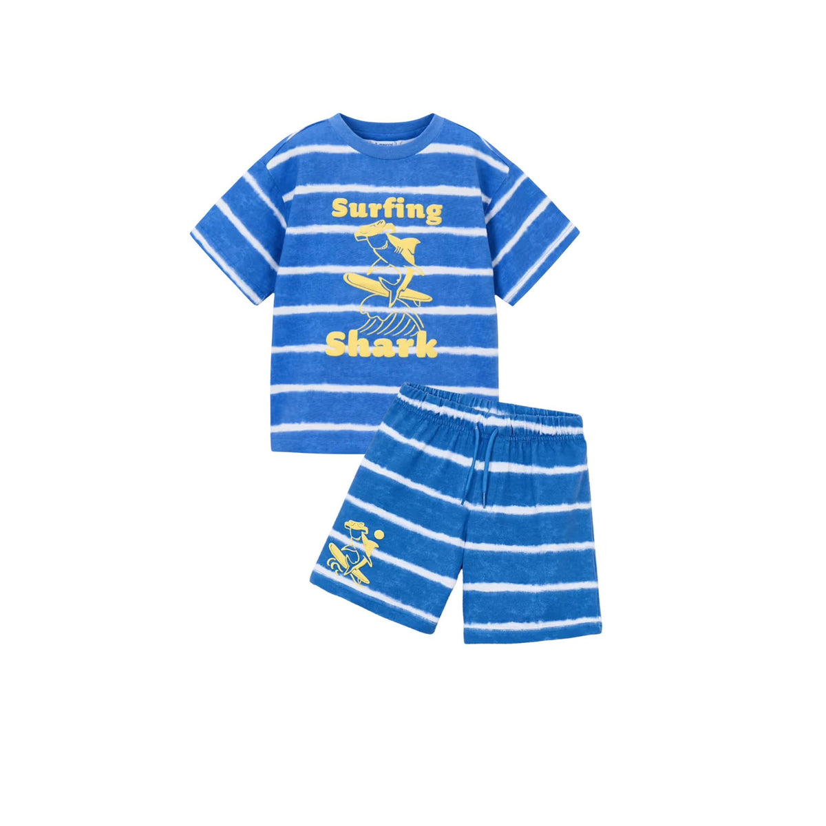 Boys’ Surfing Shark Striped Short