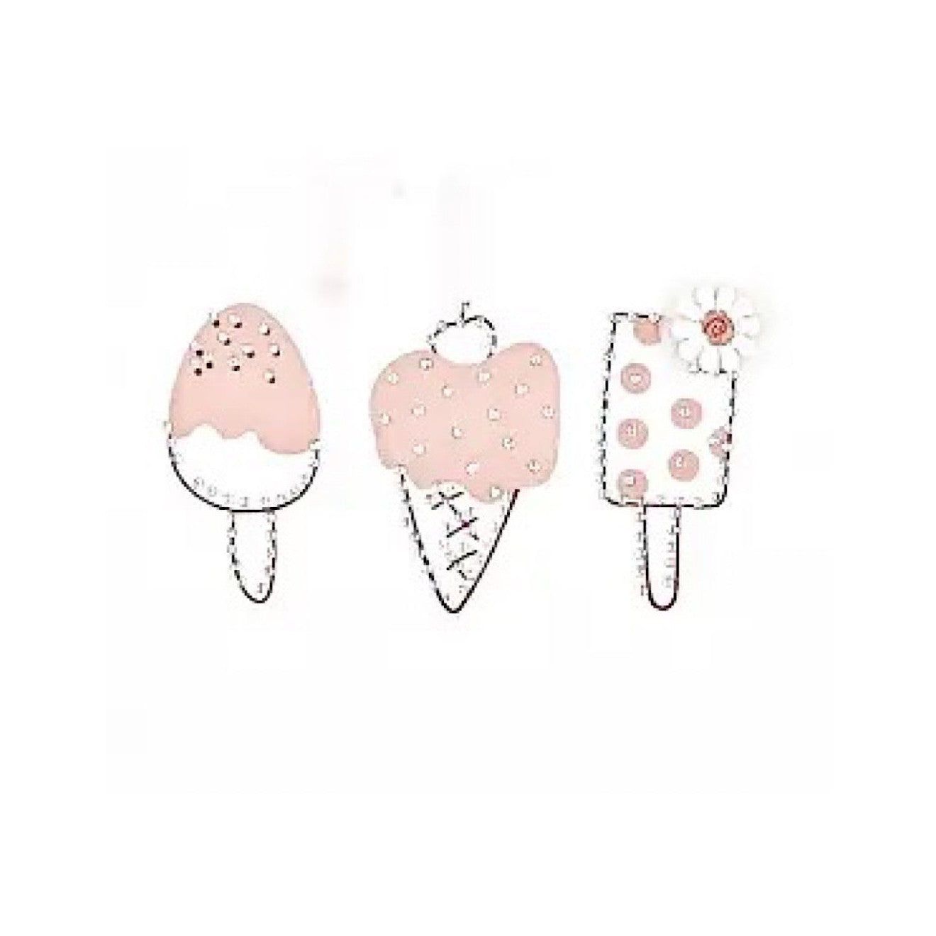 Ice Cream Motif Girls’ Tee Shirt