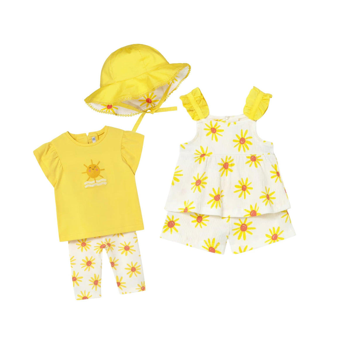 Yellow Sunny Reversible Sun Hat