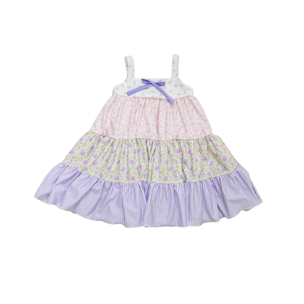 Girls’ Whispering Garden Tiered Ruffle Twirler Dress