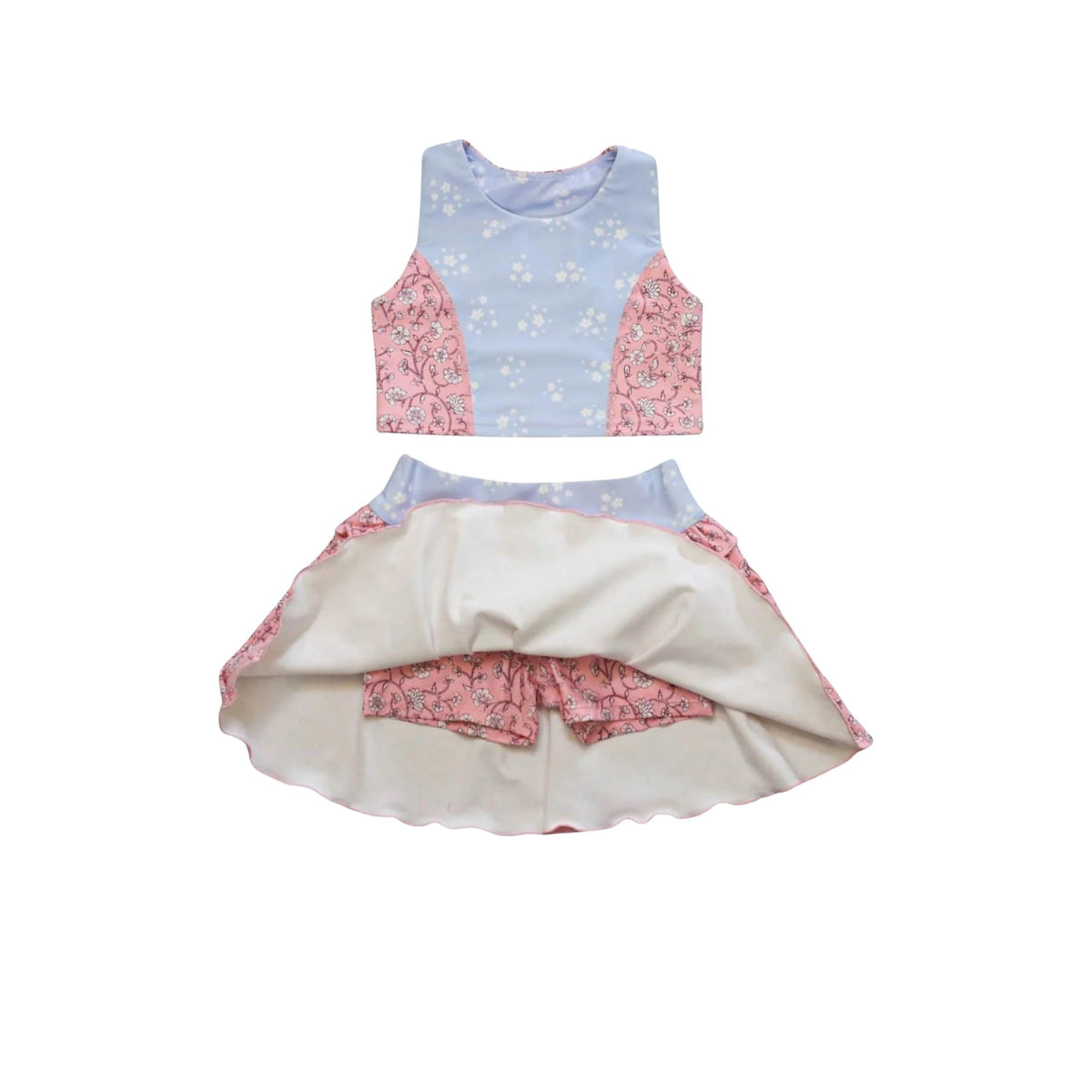 Girls’ Floral Ace Skort 2-Piece Set