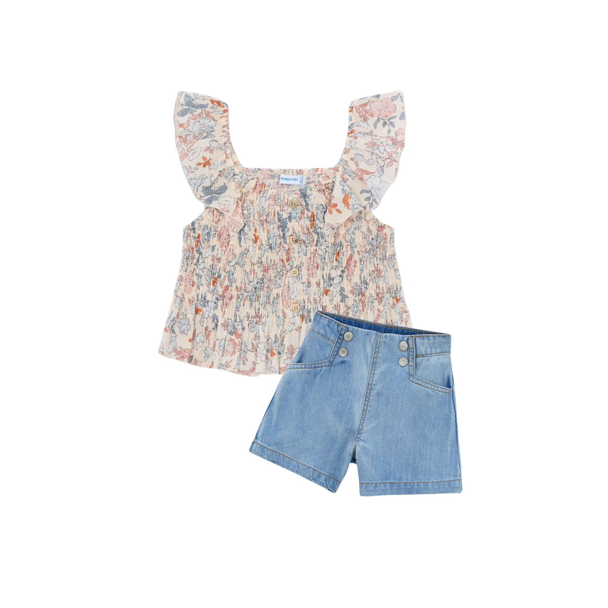 Girls’ Light Denim Shorts