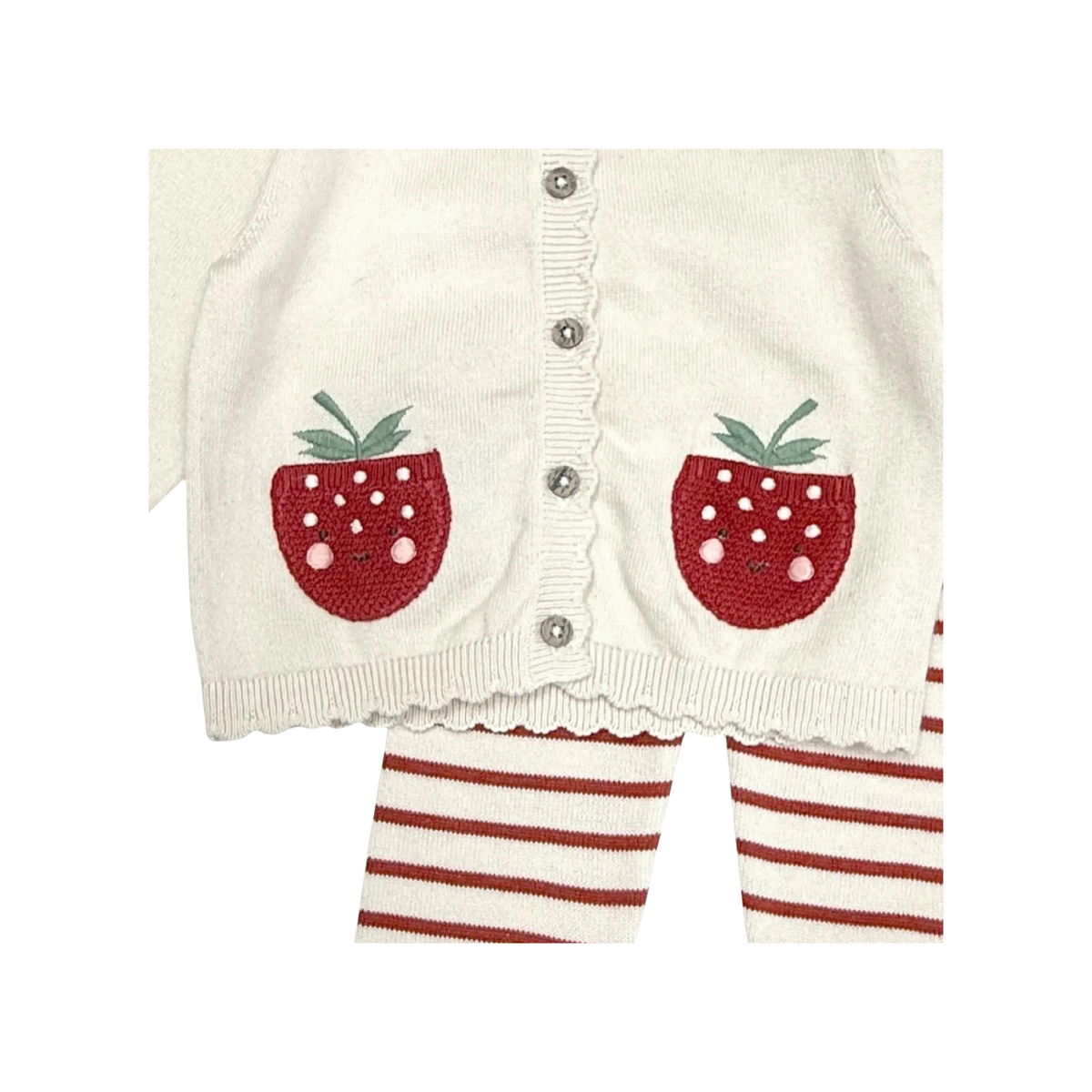 Strawberry Cardigan & Legging Set