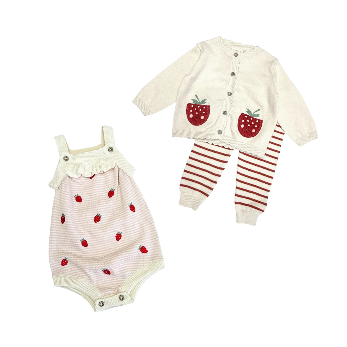Strawberry Cardigan & Legging Set