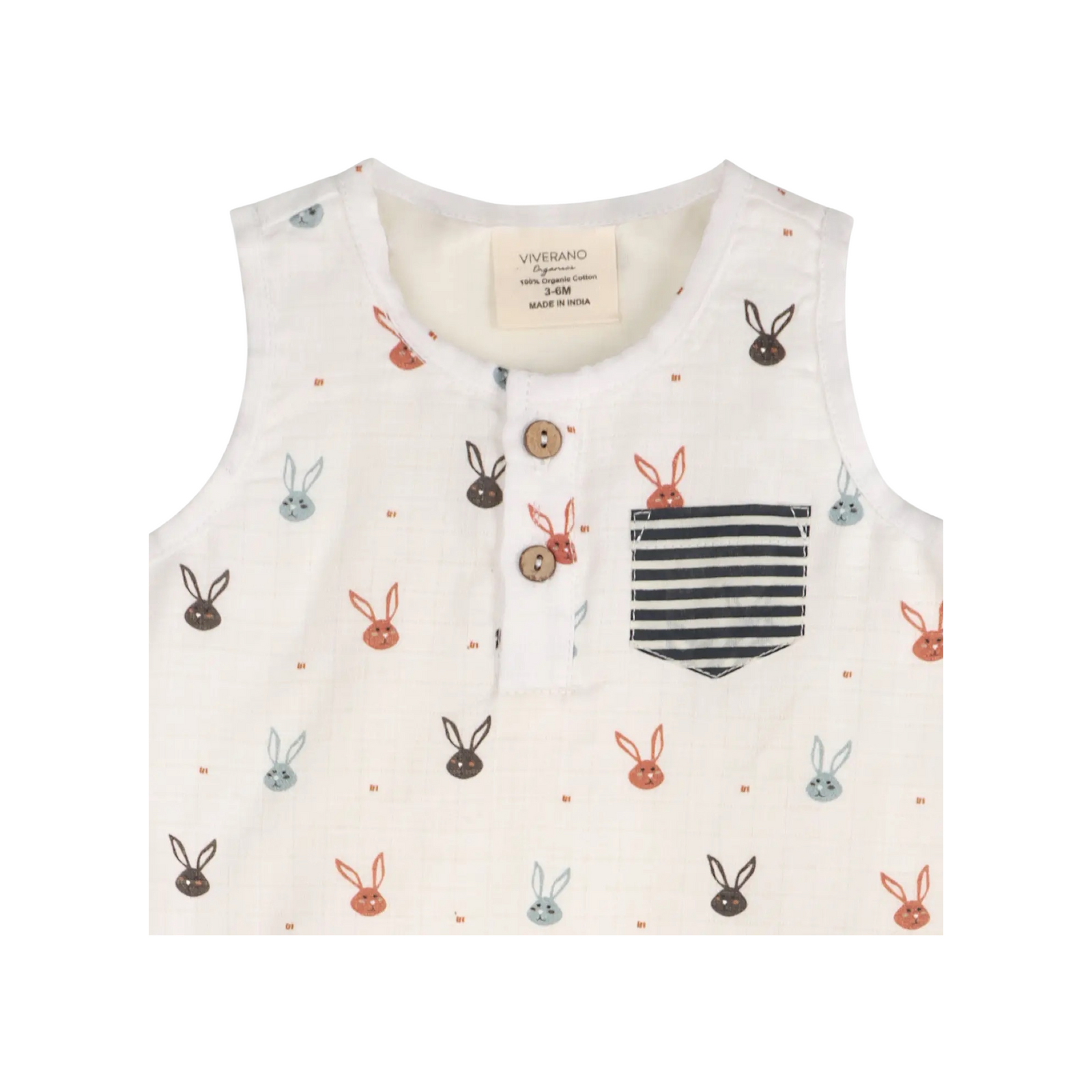 Mini Bunnies Sleeveless Romper