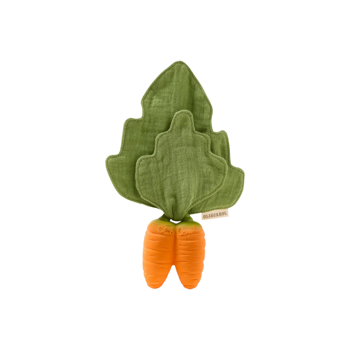 Cathy The Carrot Mini Doudou Teether
