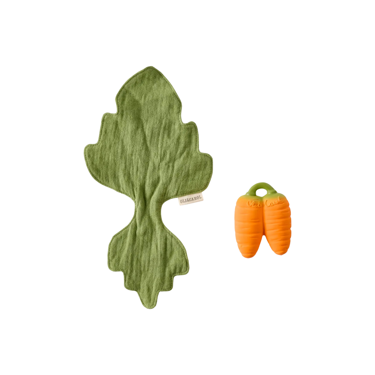 Cathy The Carrot Mini Doudou Teether