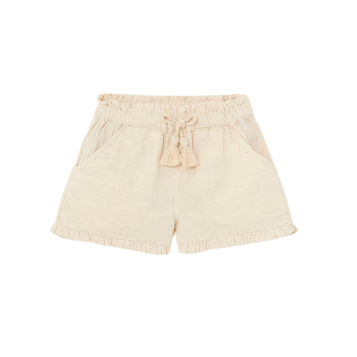 Linen Tassel Shorts