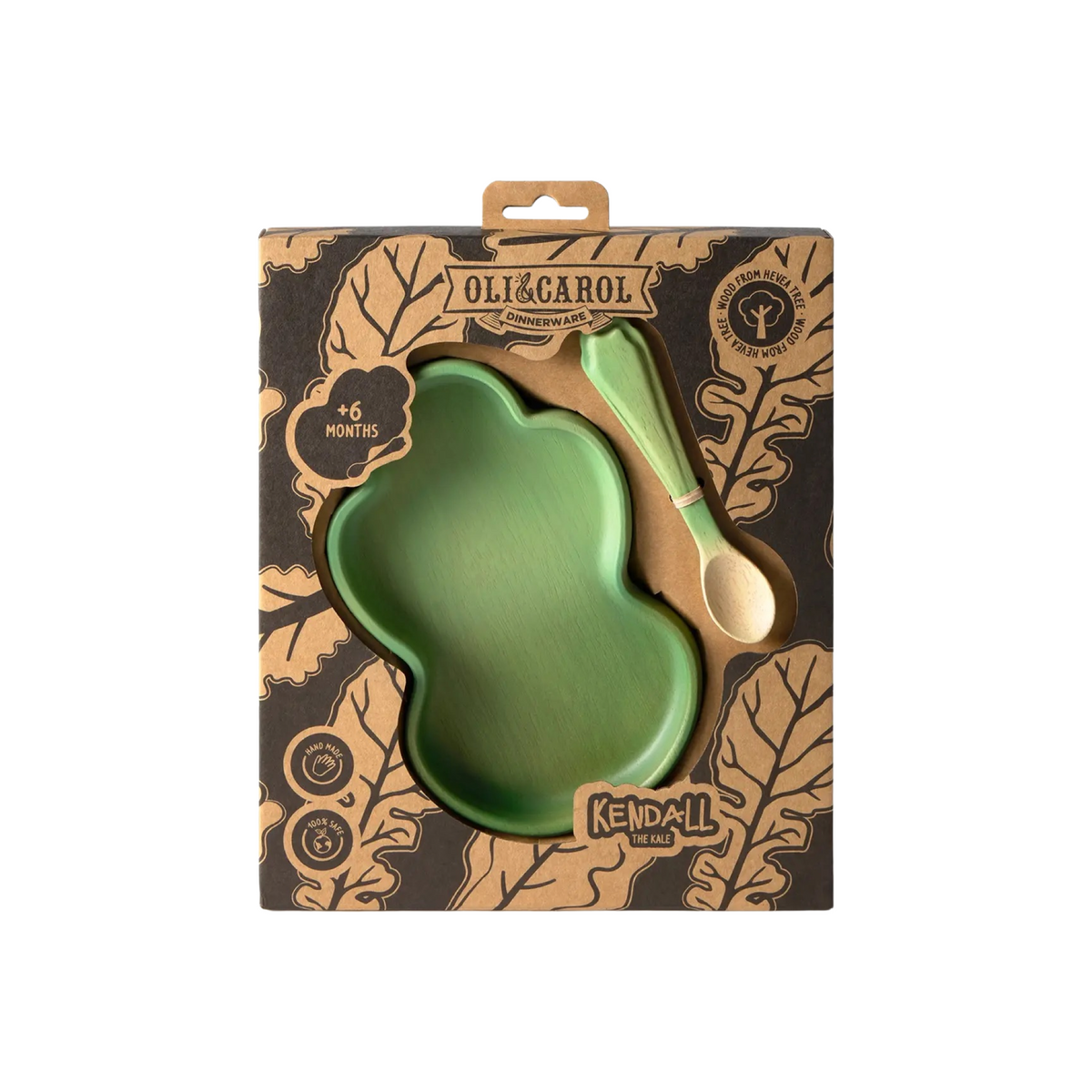 Kendall The Kale Plate & Spoon Set