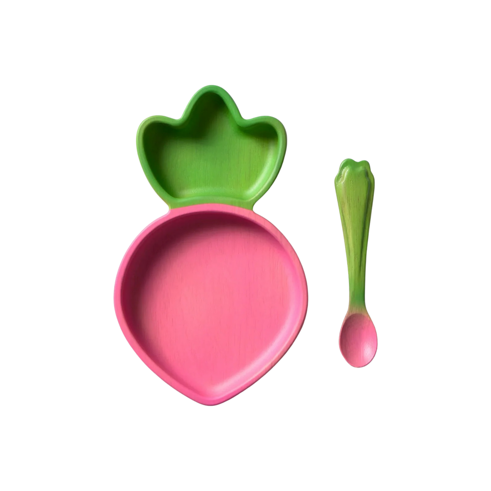 Ramona The Radish Plate & Spoon Set