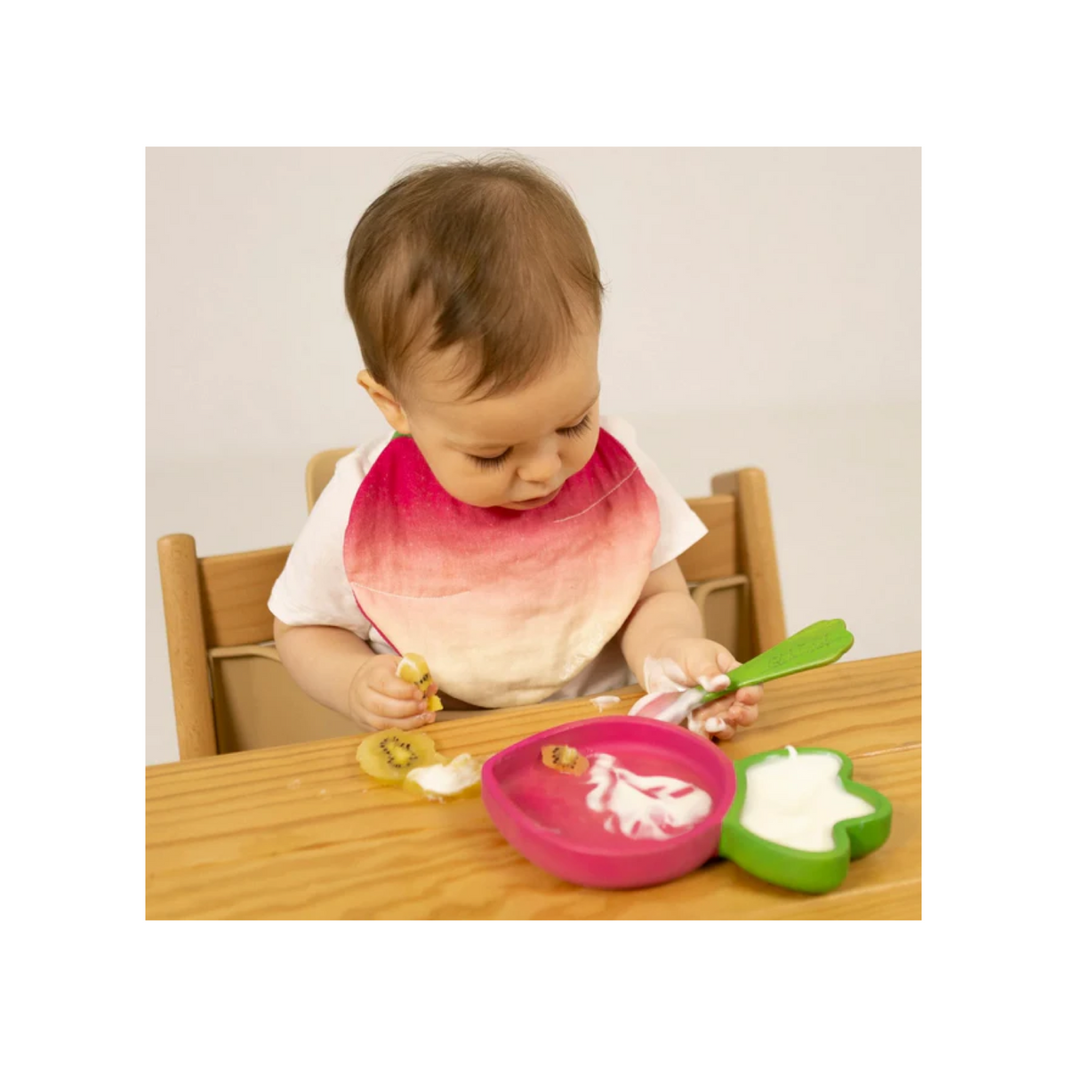 Ramona The Radish Plate & Spoon Set