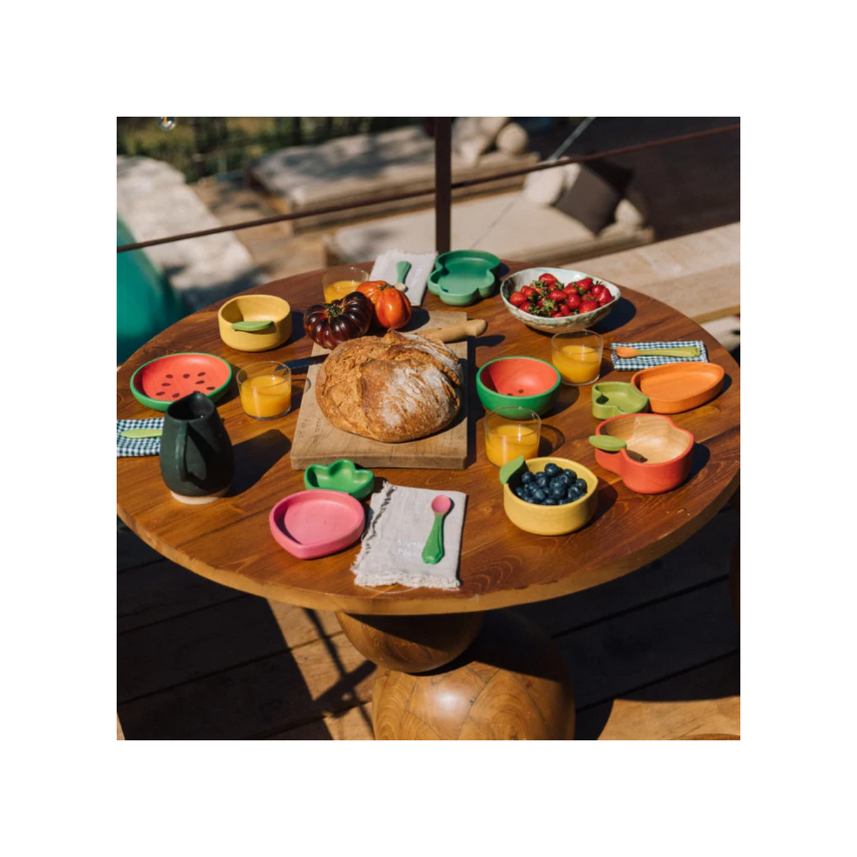 Ramona The Radish Plate & Spoon Set