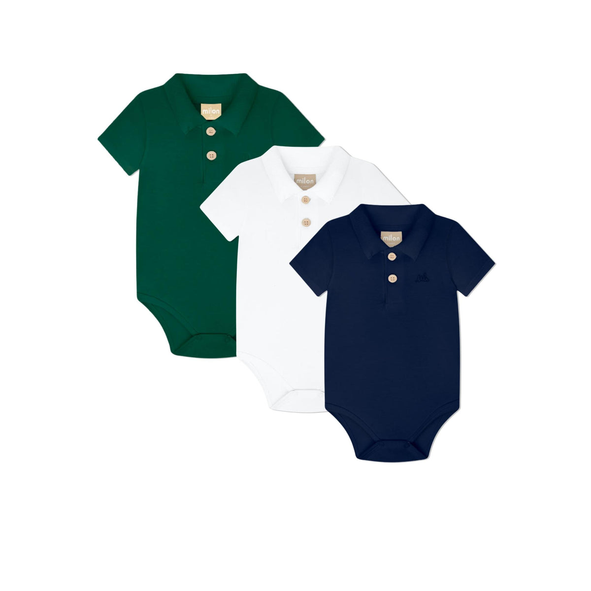 Baby Boy Polo Bodysuit