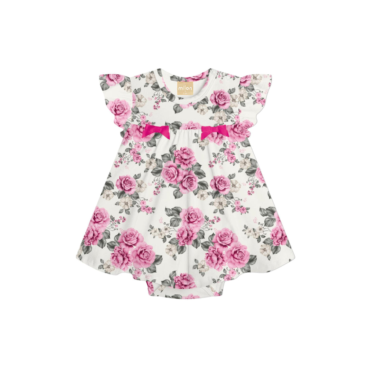 Baby Girl Floral Bodysuit Dress