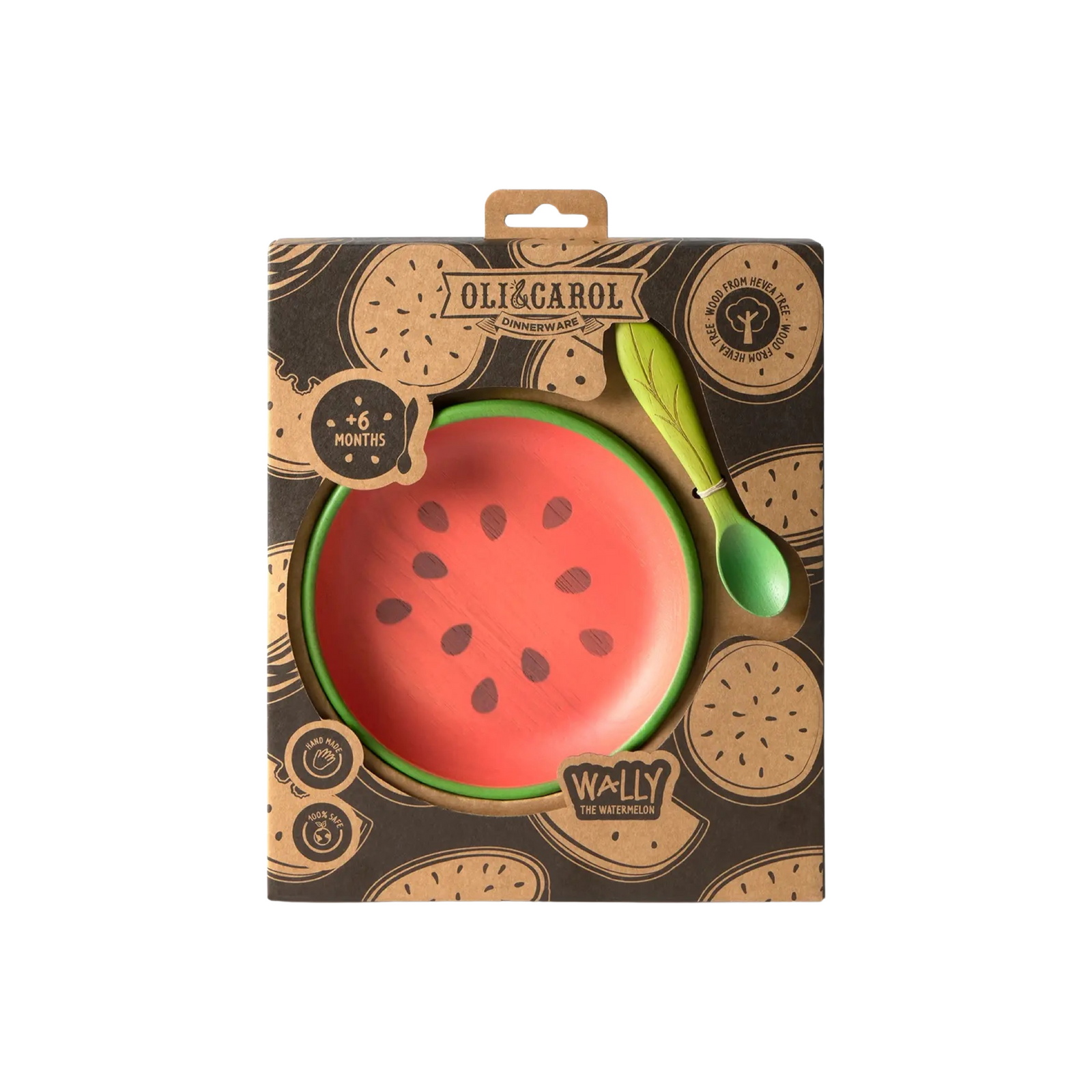 Wally The Watermelon Plate & Spoon Set