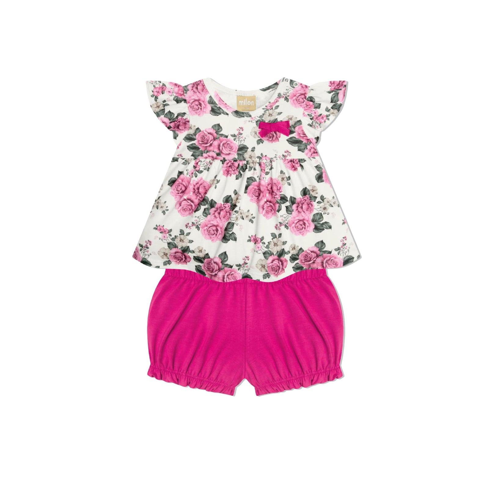 Baby Girl Floral Top and Bloomer