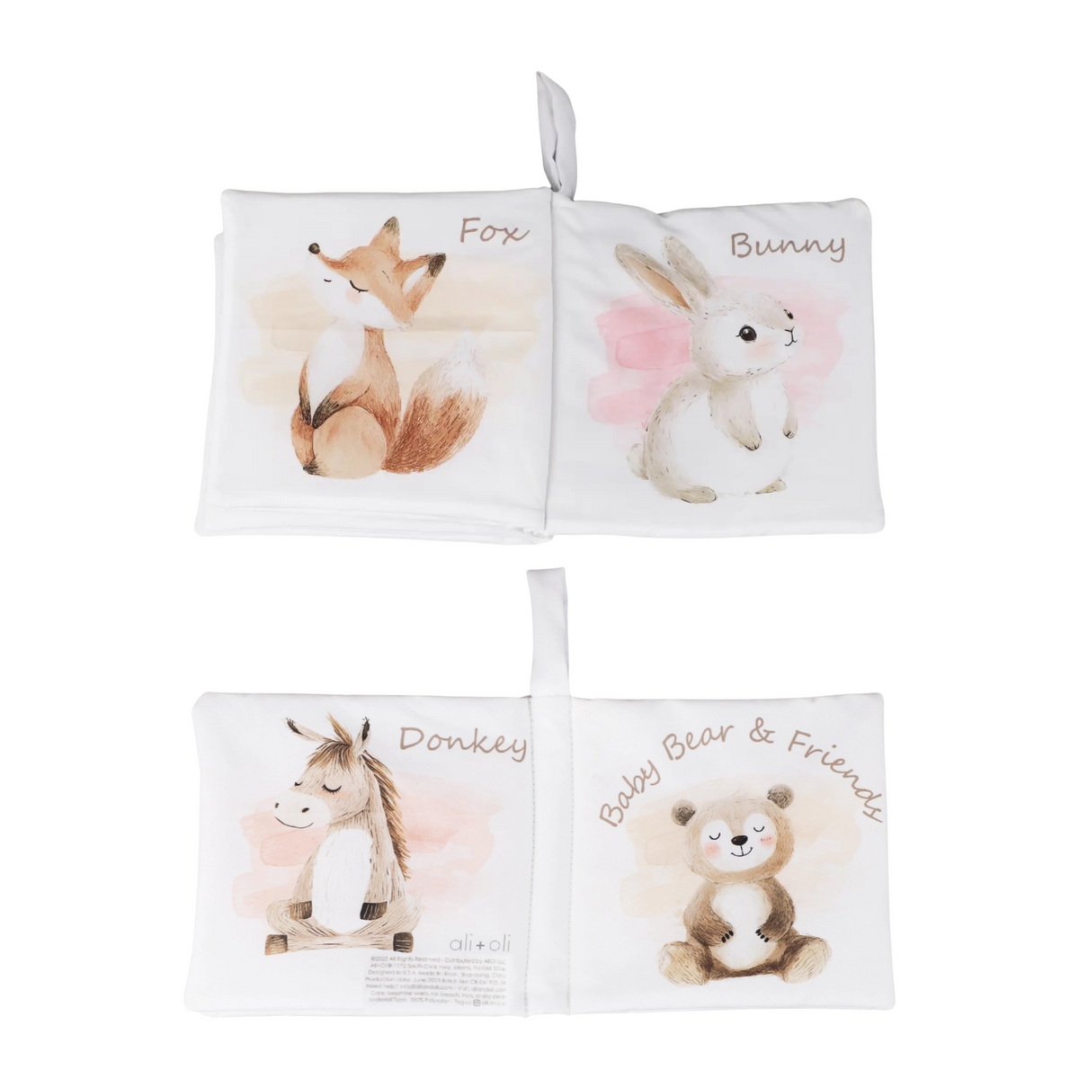 Baby Bear &amp; Friends Crinkle Cloth Soft Book