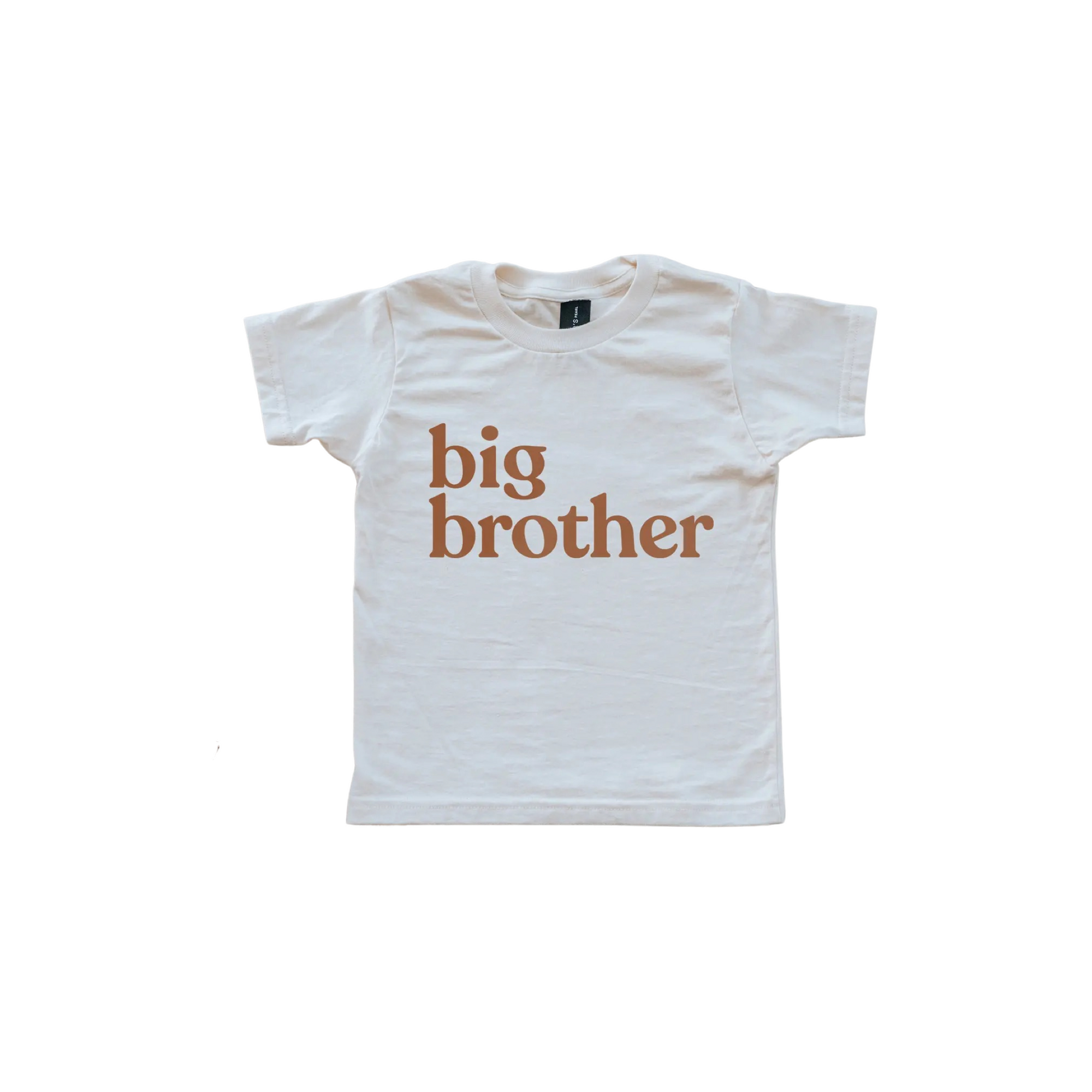 Big Brother Organic Cotton Tee With Camel Ink