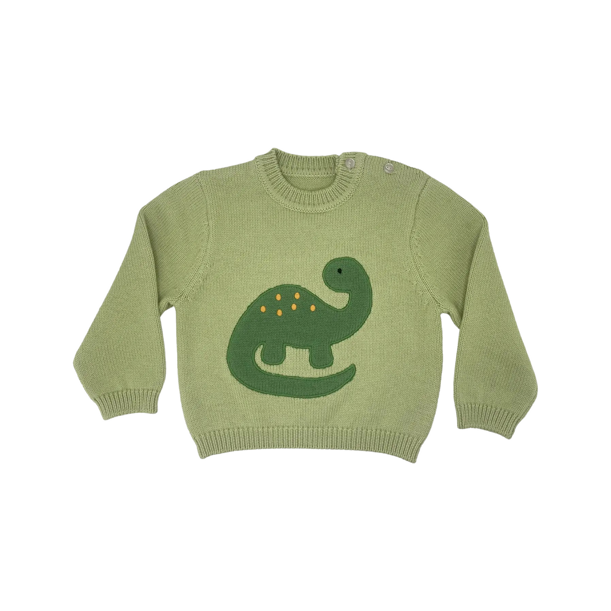 Dinosaur Applique Knit Sweater