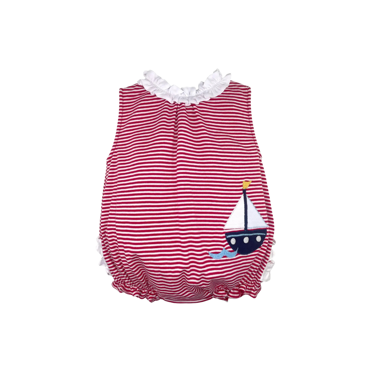 Sailboat Knit Bubble Romper