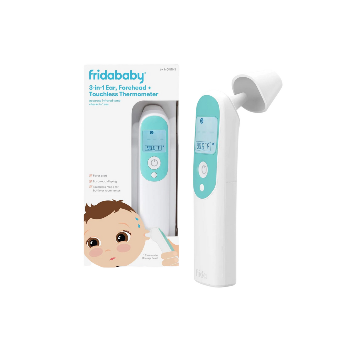 3-In-1 Forehead Touchless Thermometer