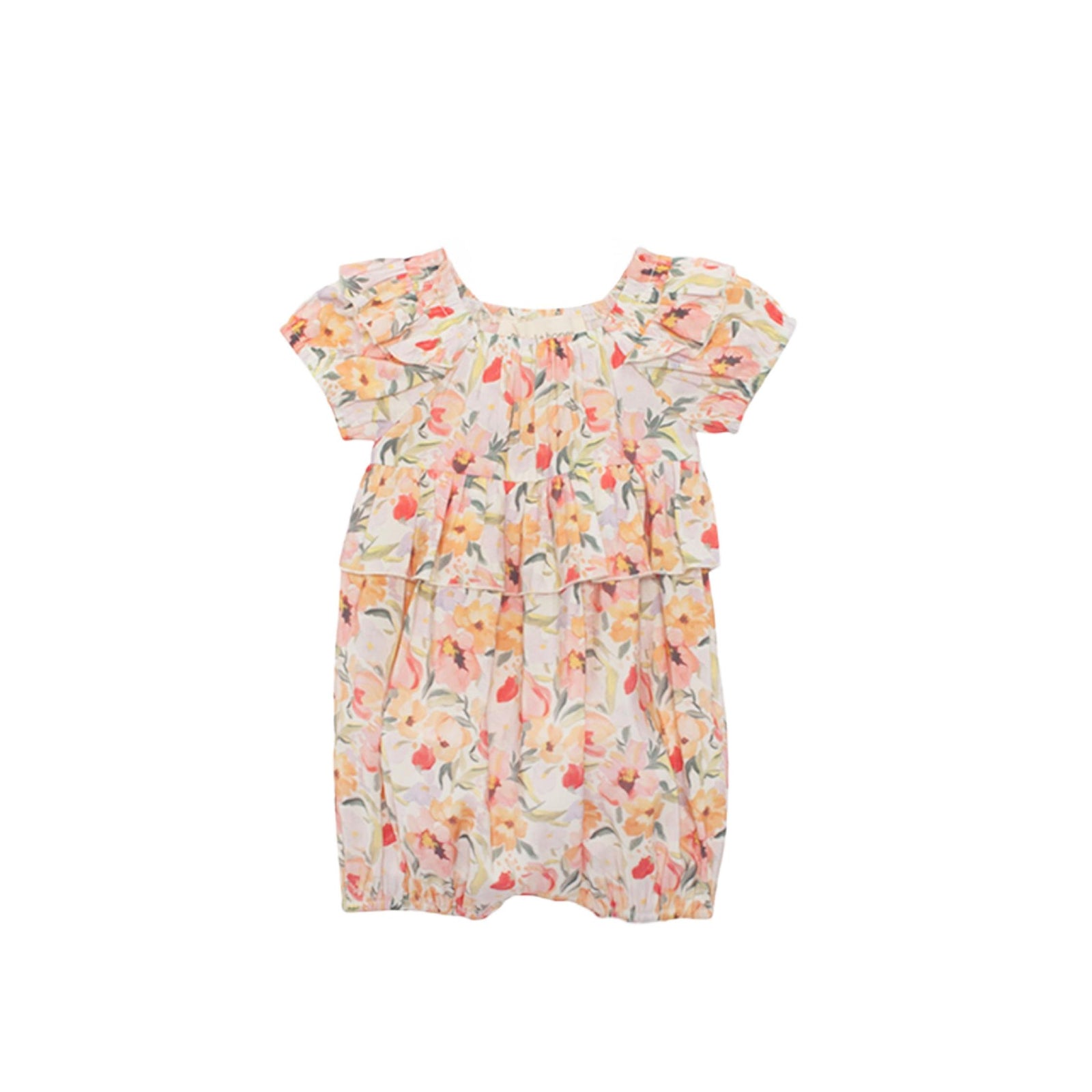 Blooming Summer Floral Baby Girl Romper