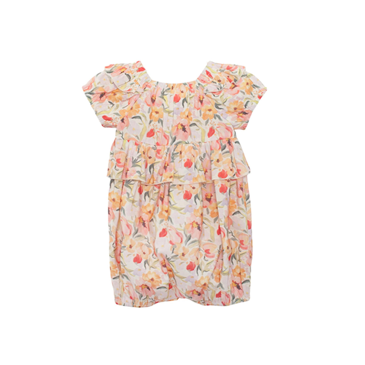 Blooming Summer Floral Baby Girl Romper