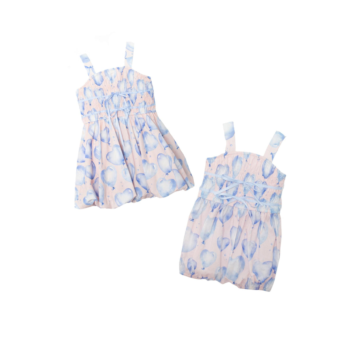 Up and Away Baby Girl Romper