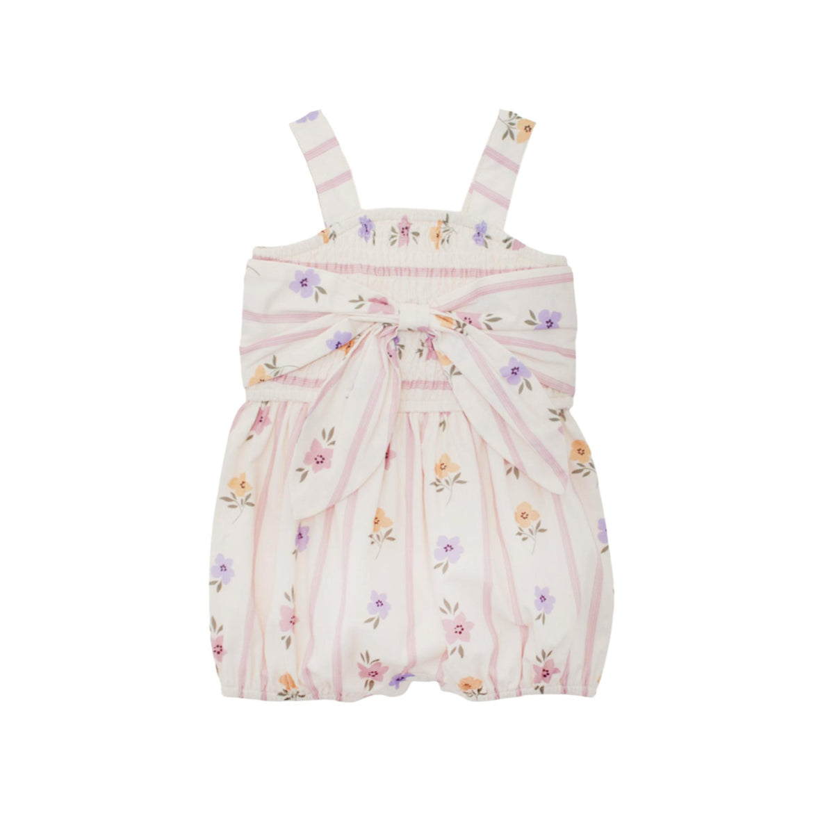 Lavender Bouquet Baby Girl Romper