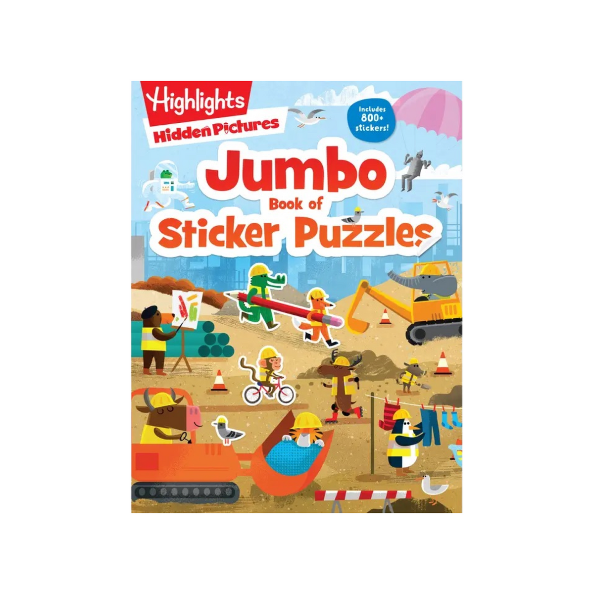 Highlights Hidden Pictures: Jumbo Book Of Sticker Puzzles