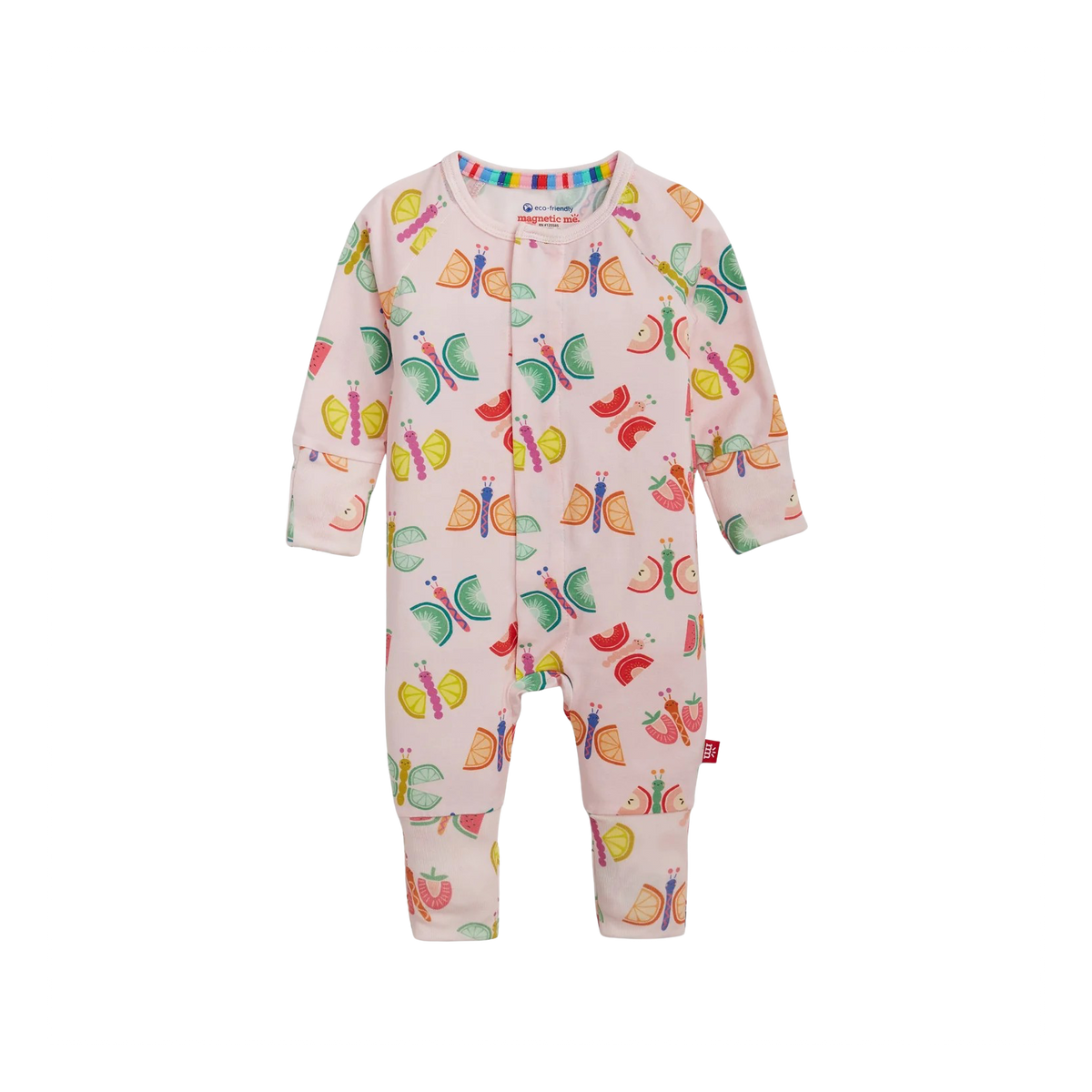 Fruit Flies Convertible Magnetic Closure Romper