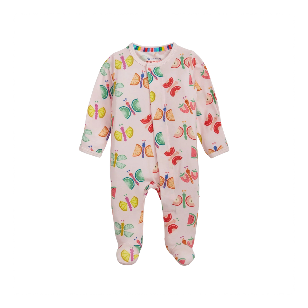 Fruit Flies Magnetic Closure Footie