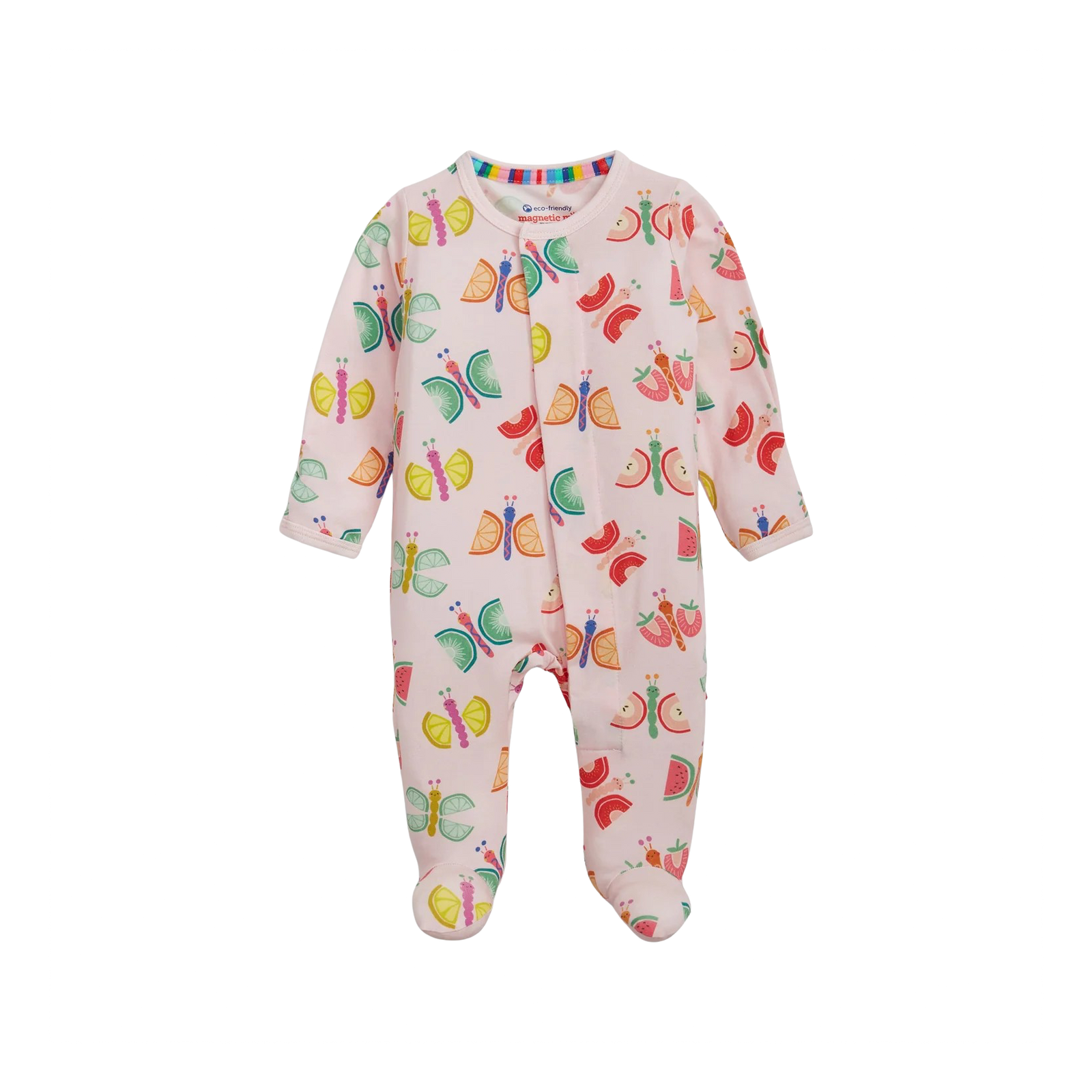 Fruit Flies Magnetic Closure Footie