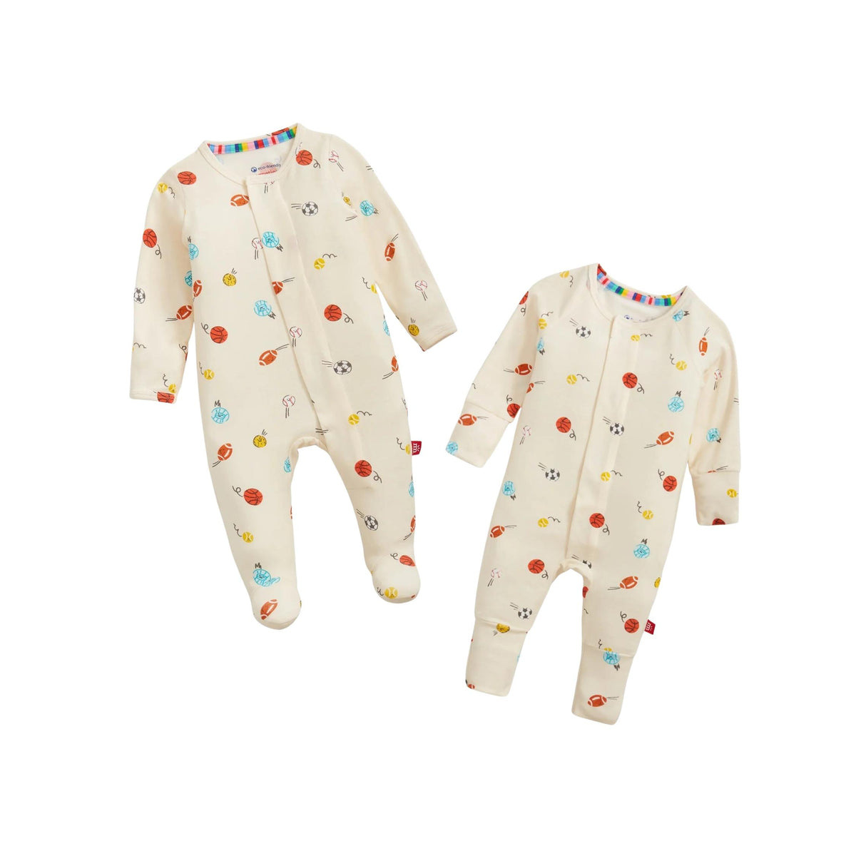 Little Baller Convertible Magnetic Closure Romper