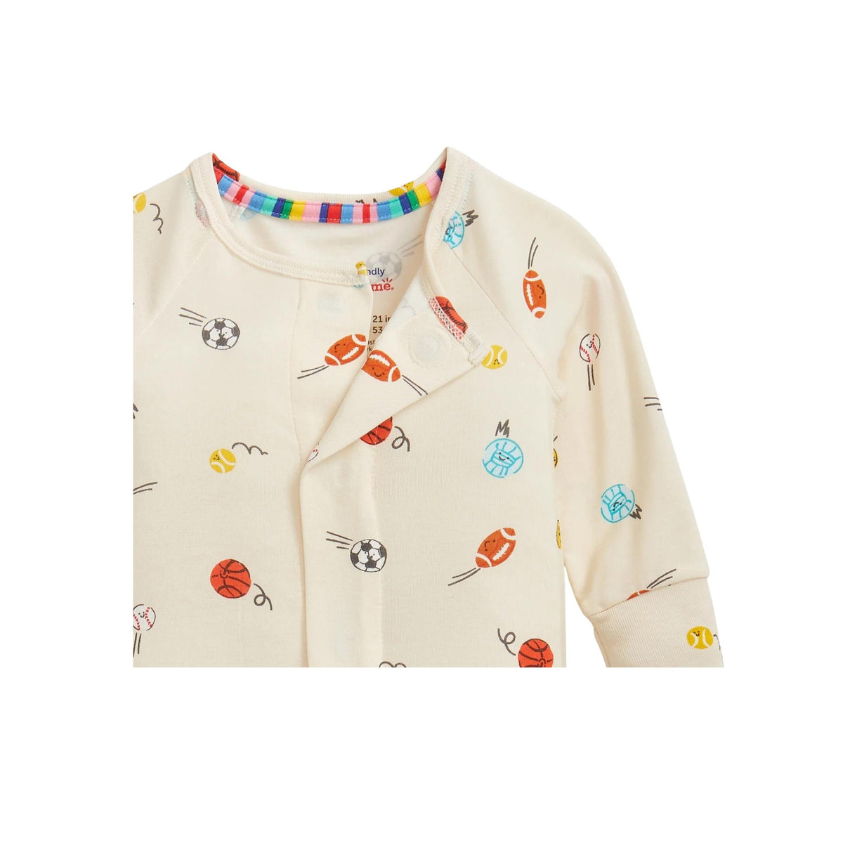 Little Baller Magnetic Closure Footie