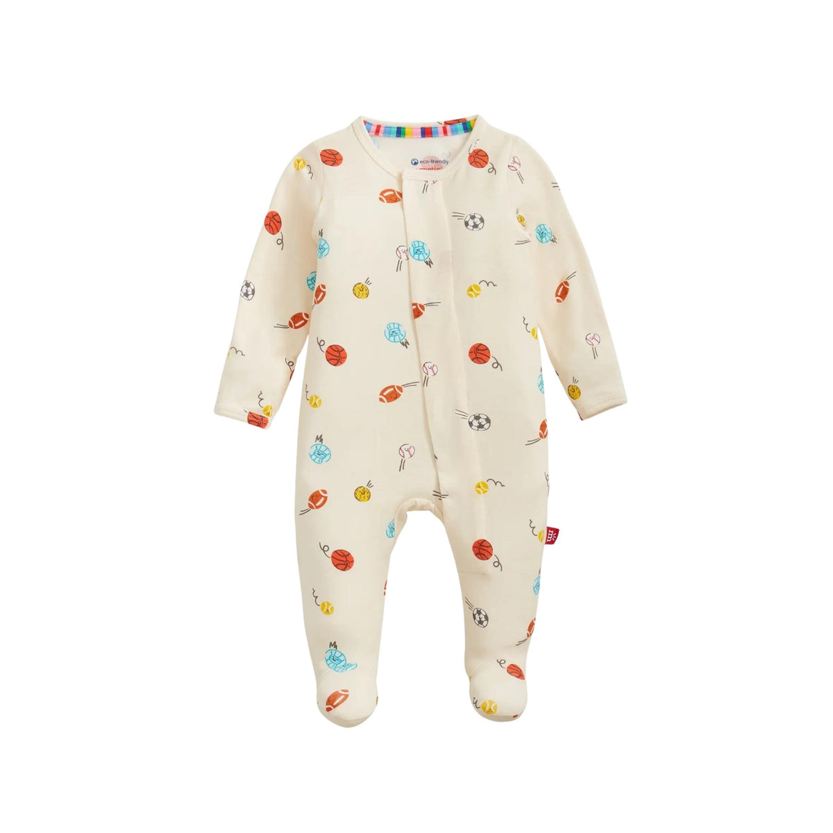 Little Baller Magnetic Closure Footie