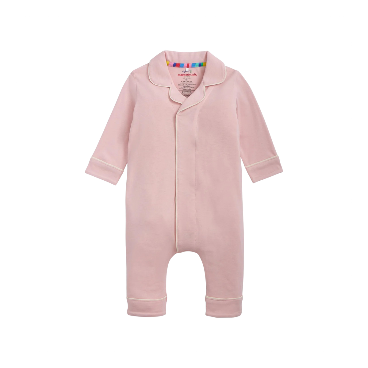 Blush Pink Magnetic Closure Romper